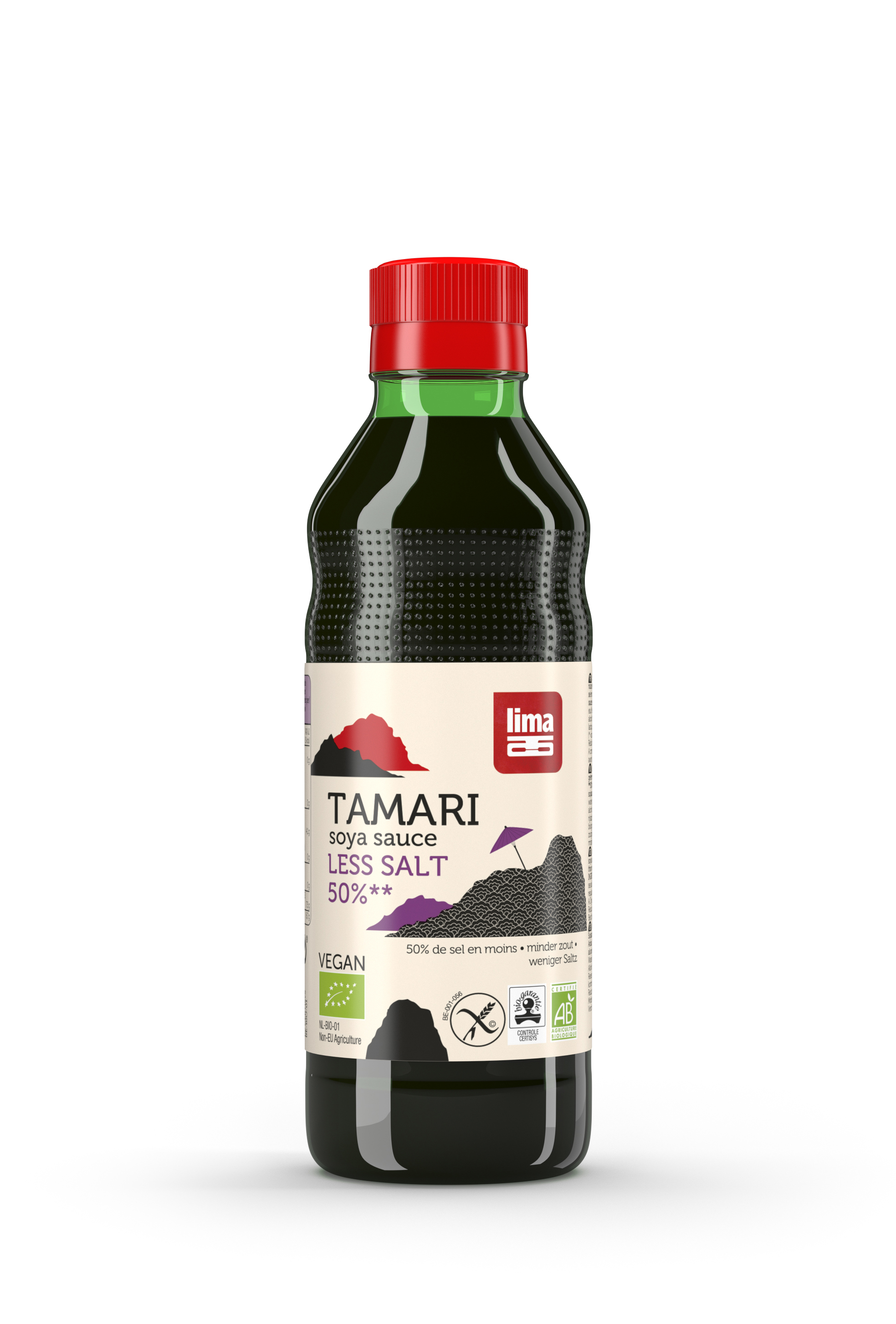 Lima Tamari 50% moins de sel bio 250ml